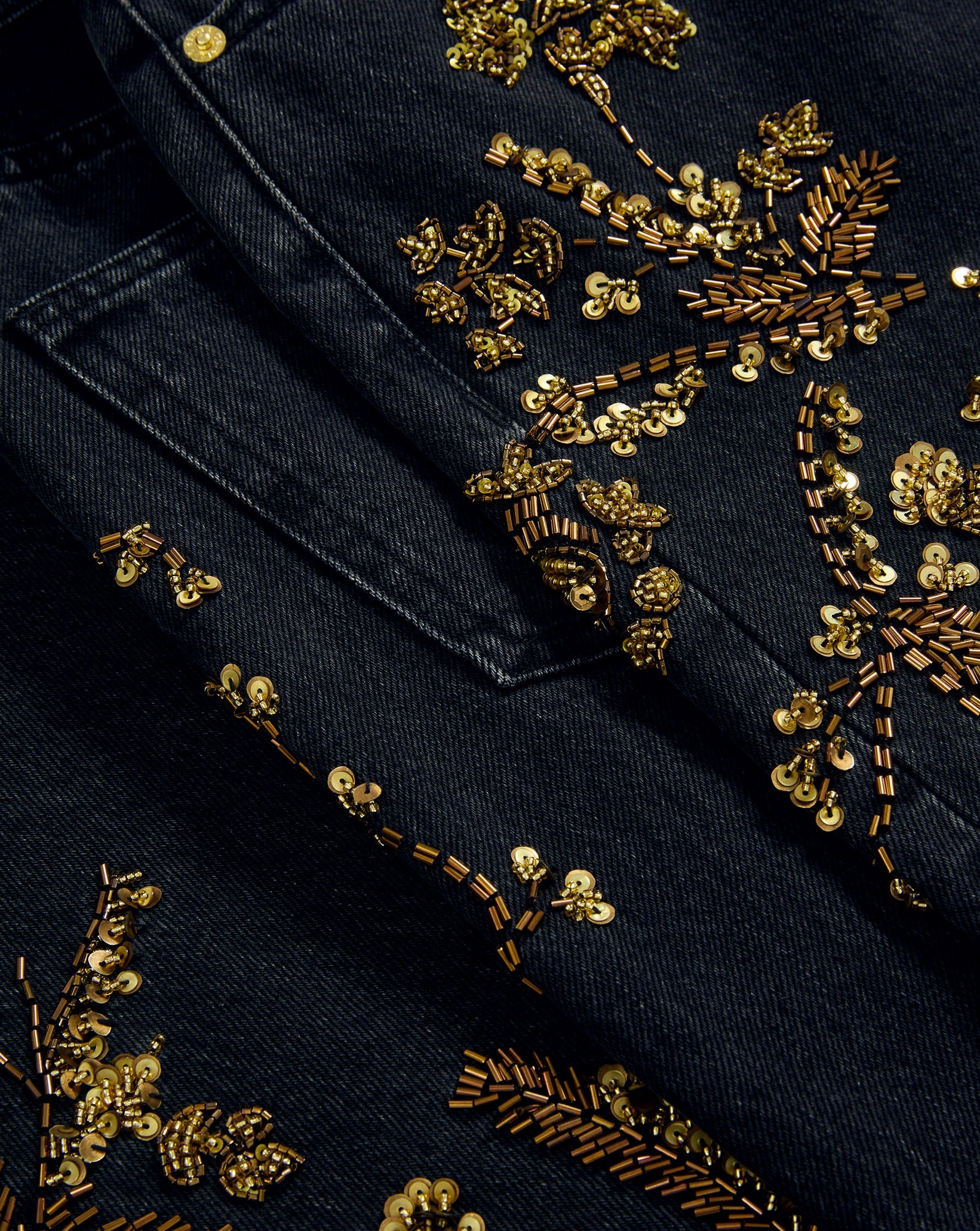 Daniela Embellished Straight-Leg Jean