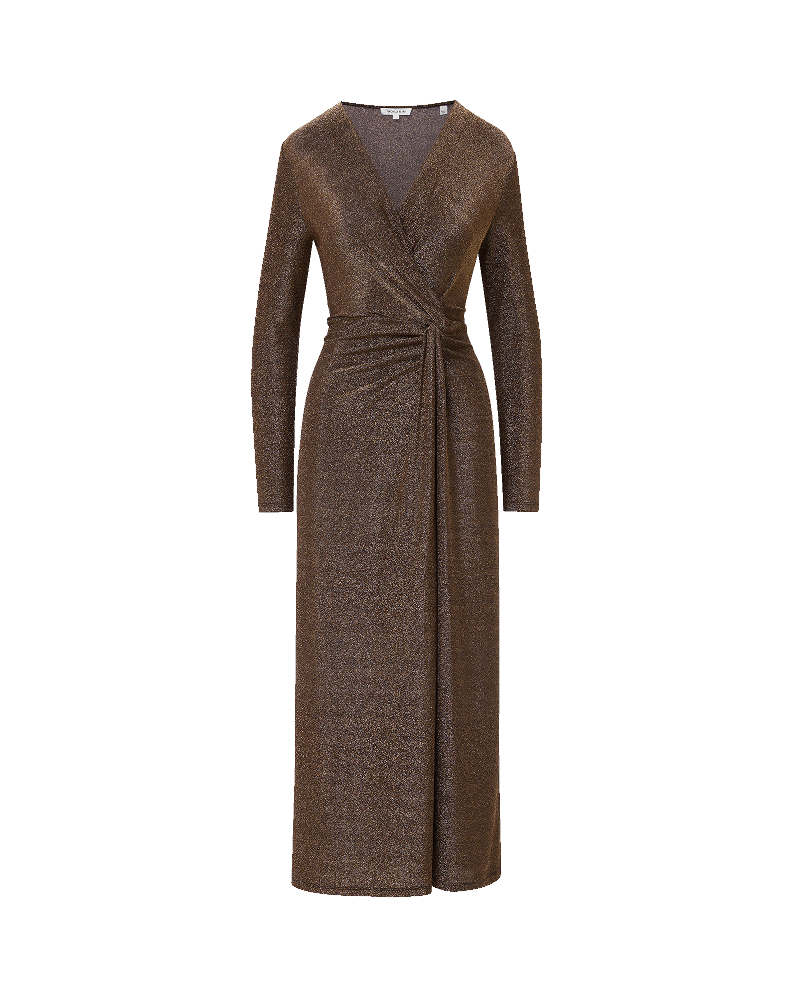 Neomie Metallic Midi Dress